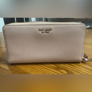 Kate Spade Light Pink wallet (bags12)